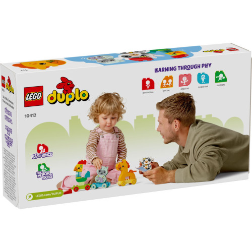Конструктор LEGO DUPLO My First Потяг тваринок 19 деталей (10412) – LEGO (вид 4)
