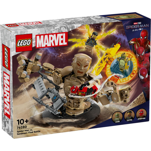 Конструктор LEGO Super Heroes Человек-Паук vs. Песчаный человек: Решающая битва 347 деталей (76280) – LEGO