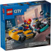 Конструктор LEGO City Картинг и гонщики 99 деталей (60400) – LEGO