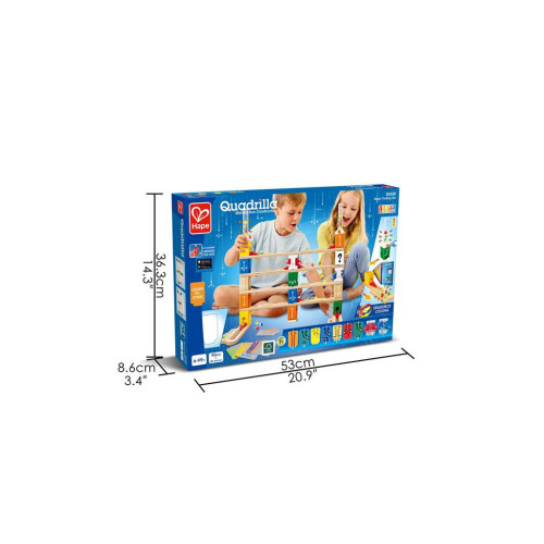 Конструктор Hape лабіринт Quadrilla Програмування основи 130 елементів (E6028) – Hape (вид 3)