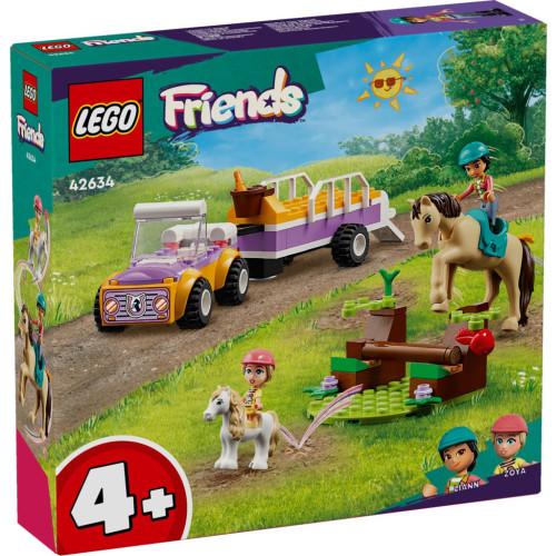 Конструктор LEGO Friends Причіп для коня й поні 105 деталей (42634) – LEGO