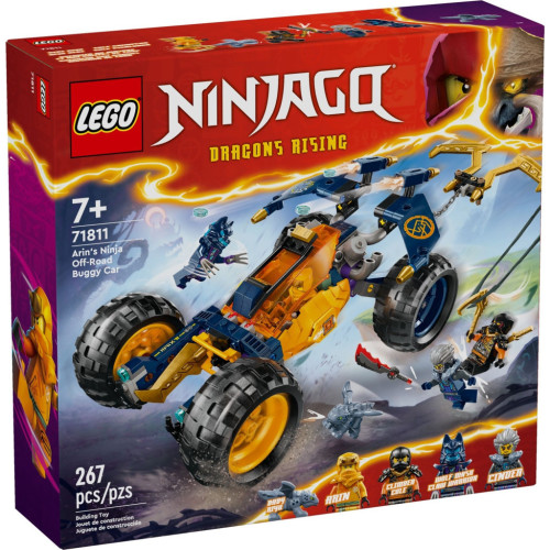 Конструктор LEGO Ninjago Багі для бездоріжжя ніндзя Арін 267 деталей (71811) – LEGO