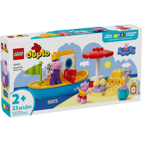 Конструктор LEGO DUPLO Peppa Pig Морська прогулянка Пеппи на човні (10432) – LEGO