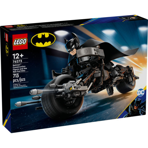 Конструктор LEGO Batman Фігурка Бетмена для складання і бетцикл (76273) – LEGO