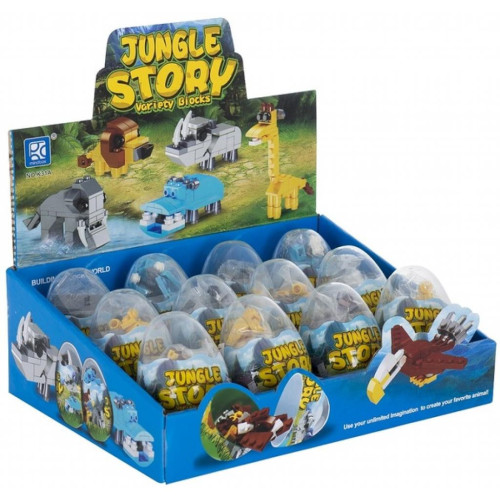 Конструктор Mindbox JUNGLE STORY в яйце в ассорт (K31A) – Mindbox (вид 1)