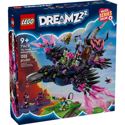 Конструктор LEGO DREAMZzz Полночный ворон Неведьмы (71478) – LEGO