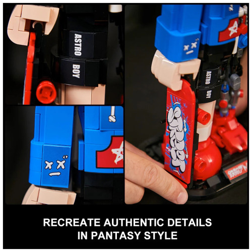 Конструктор Pantasy Astro Boy: Мальчик со скейтбордом (86207) – Pantasy (вид 1)
