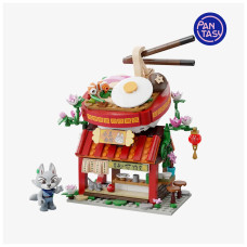 Конструктор Pantasy Kung Fu Panda Кунгфу Панда Мини Вид на улицу - Раменная лавка Чжена (86506)