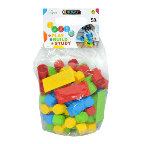 Конструктор Tigres Octagon 58 елементів в пакеті (39777) – Tigres