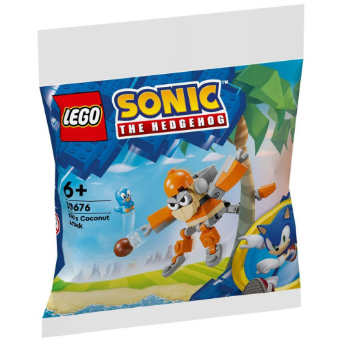 Конструктор LEGO Sonic Кокосова атака Кікі (30676) – LEGO