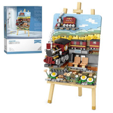 Конструктор LOZ mini Весняний поїзд (1296)