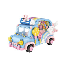 Конструктор LOZ mini Радужный автомобиль (1133)