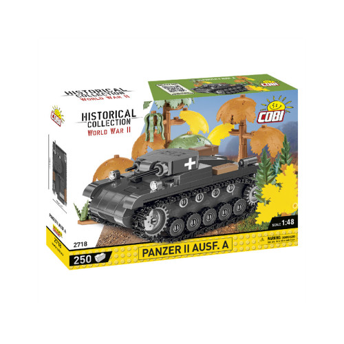 Конструктор Cobi Друга Світова Війна Танк Panzer II, 250 деталей (COBI-2718) – Cobi