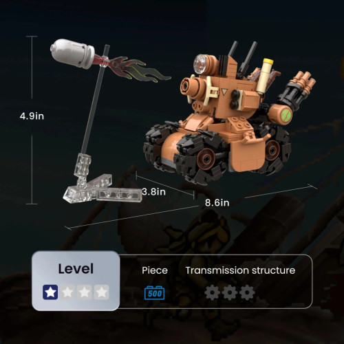 Конструктор Pantasy Metal Slug Металлический слизняк серии SV-001TYPE-R (86232) – Pantasy (вид 2)