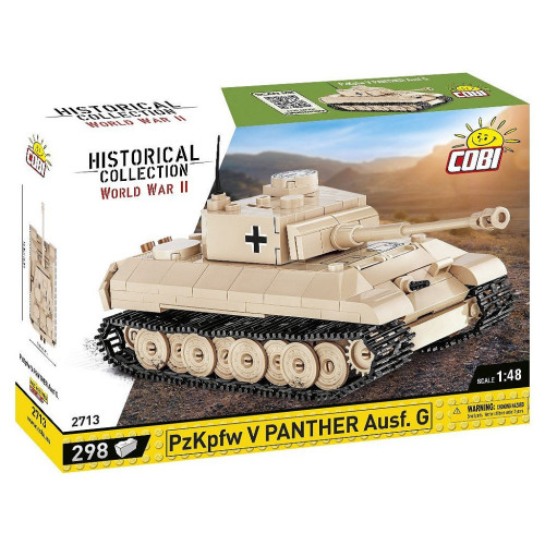 Конструктор Cobi Друга Світова Війна Танк Panzer V Пантера, 298 деталей (COBI-2713) – Cobi