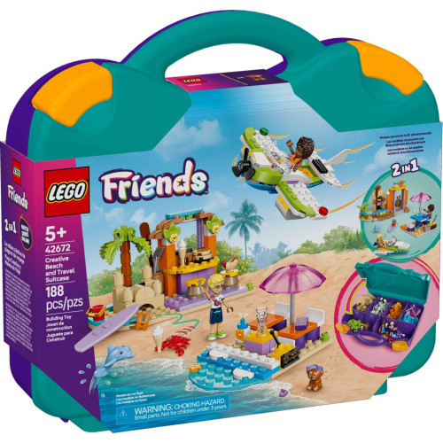 Конструктор LEGO Friends Творческий чемодан для путешествий и отдыха на пляже (42672) – LEGO