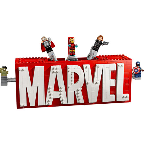Конструктор LEGO Super Heroes Логотип і мініфігурки MARVEL (76313) – LEGO (вид 1)