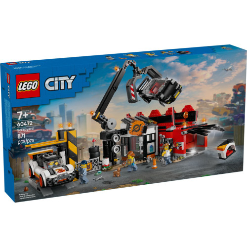 Конструктор LEGO City Свалка с автомобилями (60472) – LEGO