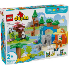 Конструктор LEGO DUPLO Town Семейства диких животных 3-в-1 (10446)