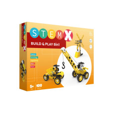 Конструктор Stem с болтами Build&Play 8 в 1 на 100 деталей (3858894673322)