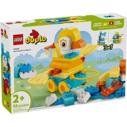 Конструктор LEGO DUPLO Животные на колесах 3 в 1 (10448-) – LEGO