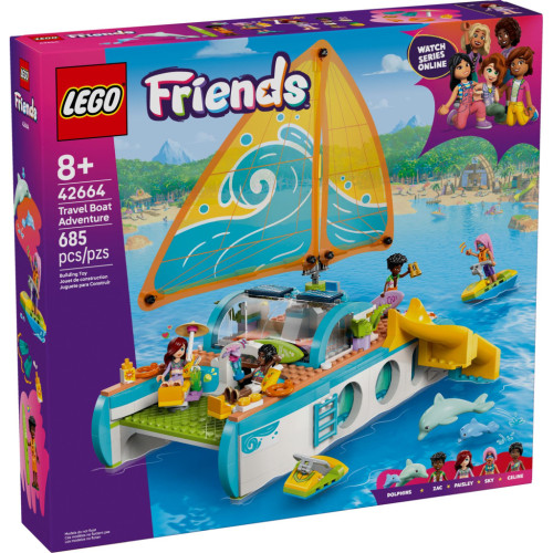 Конструктор LEGO Friends Пригоди на туристичному човні (42664) – LEGO