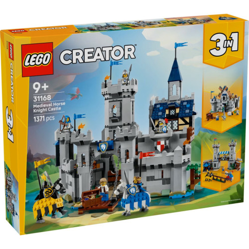 Конструктор LEGO Creator Средневековый замок с рыцарем на коне (31168) – LEGO