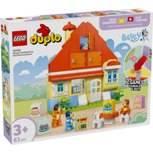Конструктор LEGO DUPLO Bluey Родинний дім Блуї із грою на запам'ятовування (10459) – LEGO
