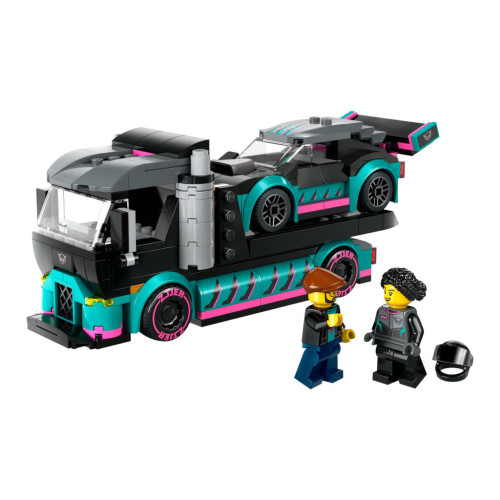 Конструктор LEGO City Автомобіль для перегонів й автовоз 328 деталей (60406) – LEGO (вид 1)
