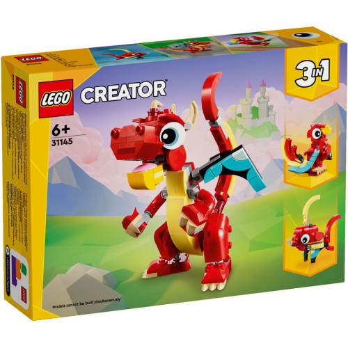 Конструктор LEGO Creator Красный Дракон 149 деталей (31145) – LEGO