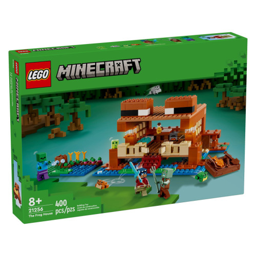 Конструктор LEGO Minecraft Будинок у формі жаби 400 деталей (21256) – LEGO
