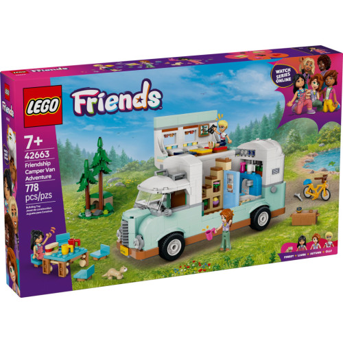 Конструктор LEGO Friends Пригоди на фургоні дружби (42663) – LEGO