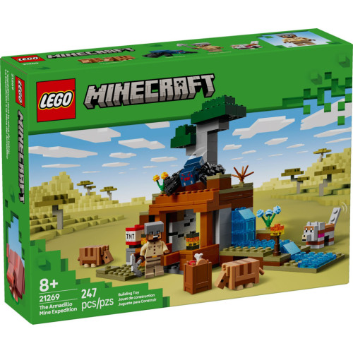 Конструктор LEGO Minecraft Шахтна експедиція Броненосець (21269) – LEGO
