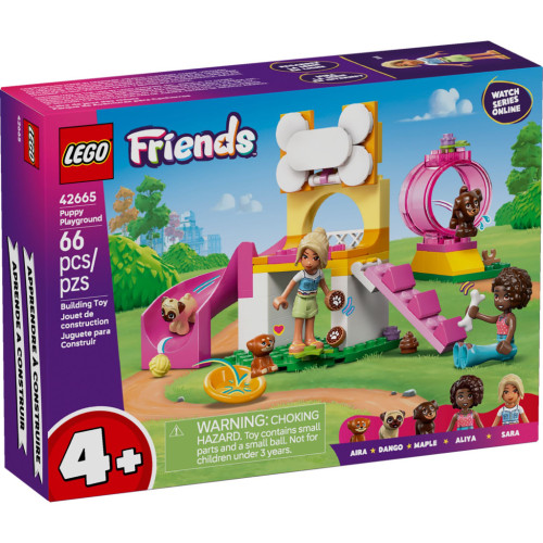 Конструктор LEGO Friends Ігровий майданчик для щенят (42665) – LEGO