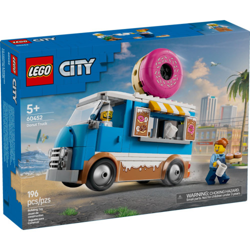 Конструктор LEGO City Грузовик с пончиками (60452) – LEGO