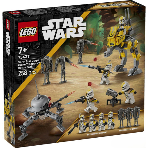 Конструктор LEGO Star Wars Боевой отряд бойцов-клонов 327-го галактического корпуса (75431) – LEGO