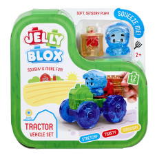 Конструктор Jelly Blox Сенсорный Красочный трактор (932945)