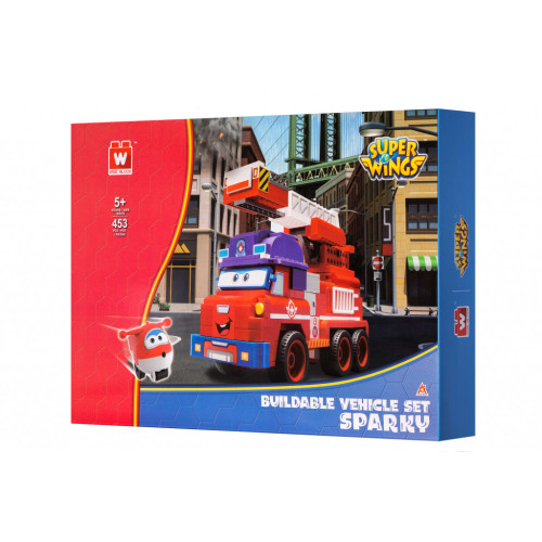 Конструктор Super Wings Small Blocks Buildable Vehicle Set Sparky, Спаркі (EU385011) – Super Wings