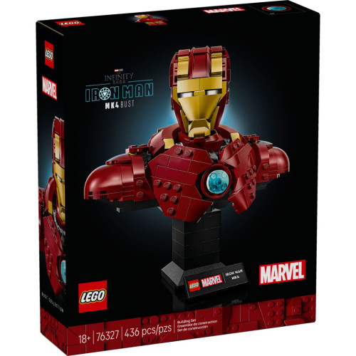 Конструктор LEGO Marvel Погруддя Залізної Людини MK4 (76327) – LEGO