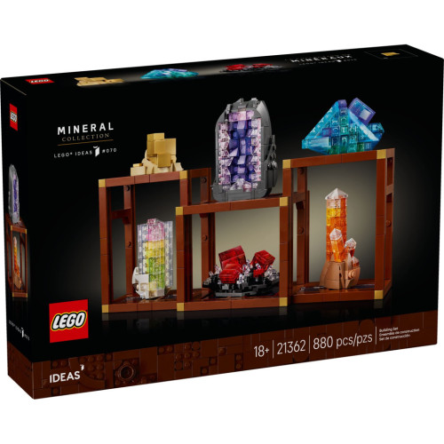 Конструктор LEGO Ideas Коллекция минералов (21362) – LEGO