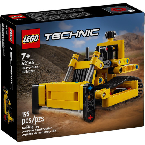 Конструктор LEGO Technic Сверхмощный бульдозер 195 деталей (42163) – LEGO