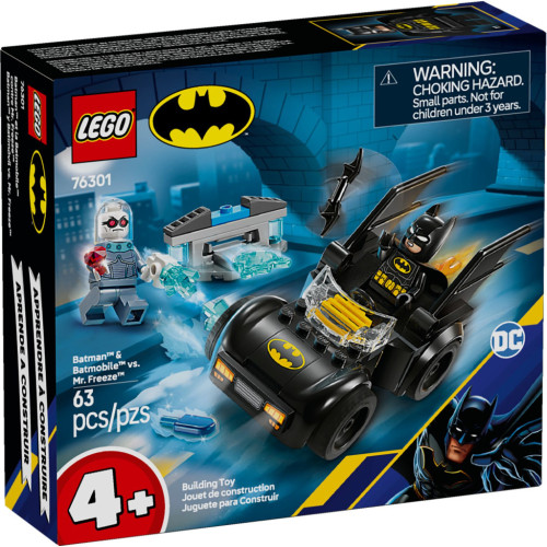 Конструктор LEGO Super Heroes Бэтмен и Бэтмобиль против мистера Фриза (76301) – LEGO