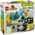 Конструктор LEGO DUPLO Town 3-в-1 Будівельна техніка (10475) – LEGO