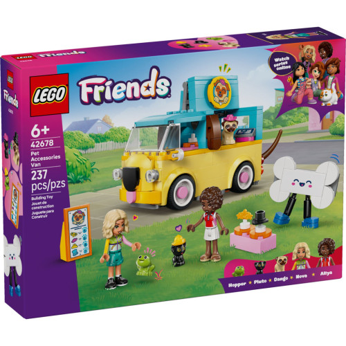 Конструктор LEGO Friends Фургон с аксессуарами для питомцев (42678) – LEGO