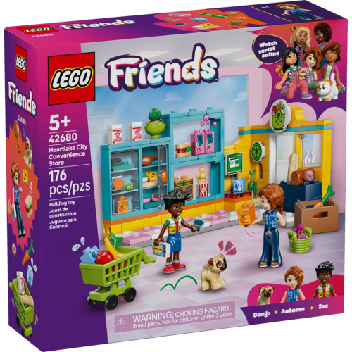 Конструктор LEGO Friends Цілодобовий магазин у Хартлейк-Сіті (42680) – LEGO