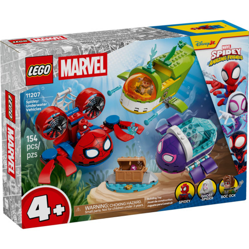 Конструктор LEGO Spidey Павук: Підводні транспортні засоби (11207) – LEGO