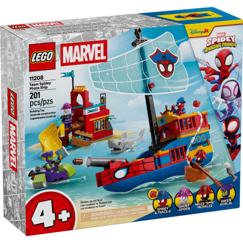 Конструктор LEGO Spidey Піратський корабель команди Павука (11208-) – LEGO