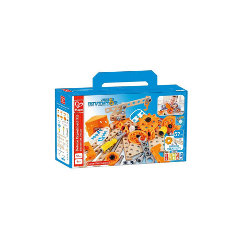 Конструктор Hape Junior Inventor с подсветкой 57 деталей (E3032) – Hape