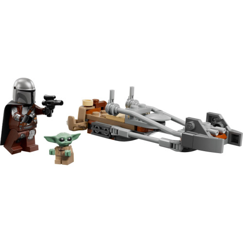 Конструктор LEGO Star Wars Швидкісний мотоцикл Мандалорця й Ґроґу (75436) – LEGO (вид 1)