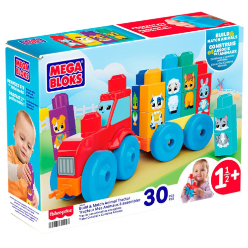 Конструктор Mega Bloks Трактор с животными (JKG33) – Mega Bloks